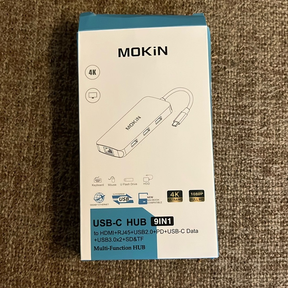 Mokin USB-C Hub 9 in 1 multifunction